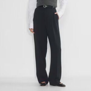 Wilfred Black Wide-Leg Trousers